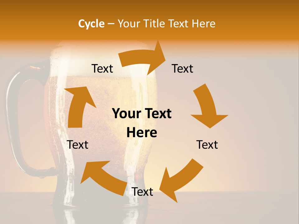 Liquid Lager Drink PowerPoint Template