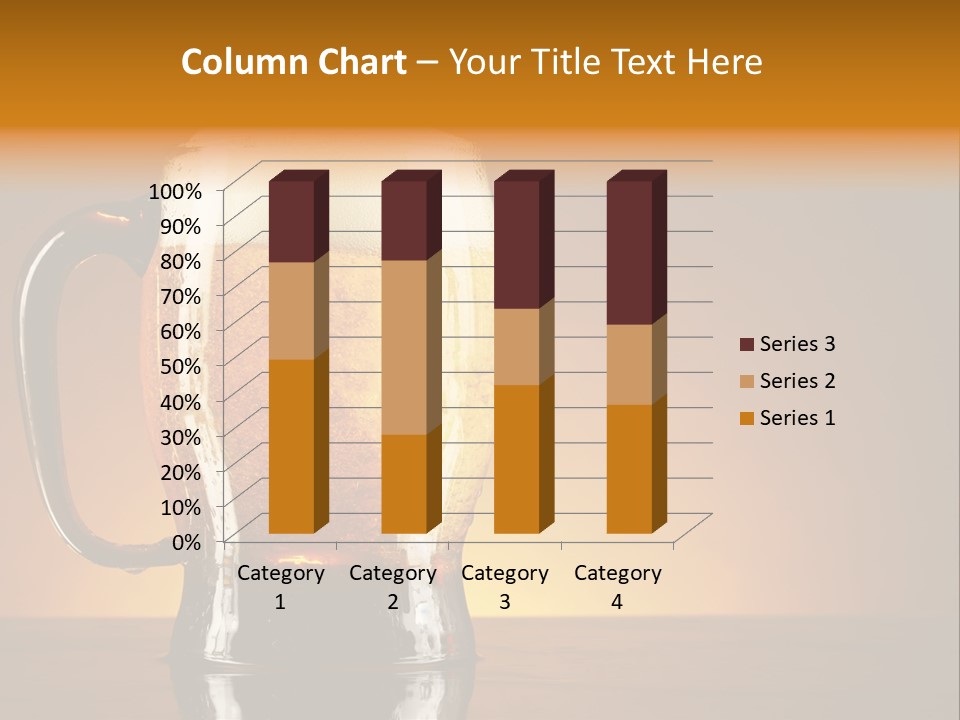 Liquid Lager Drink PowerPoint Template