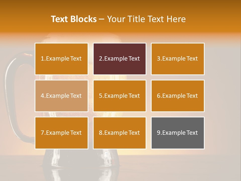 Liquid Lager Drink PowerPoint Template