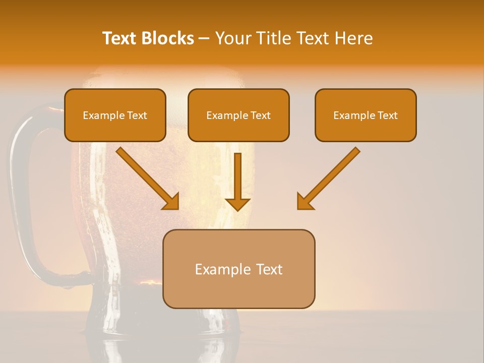 Liquid Lager Drink PowerPoint Template