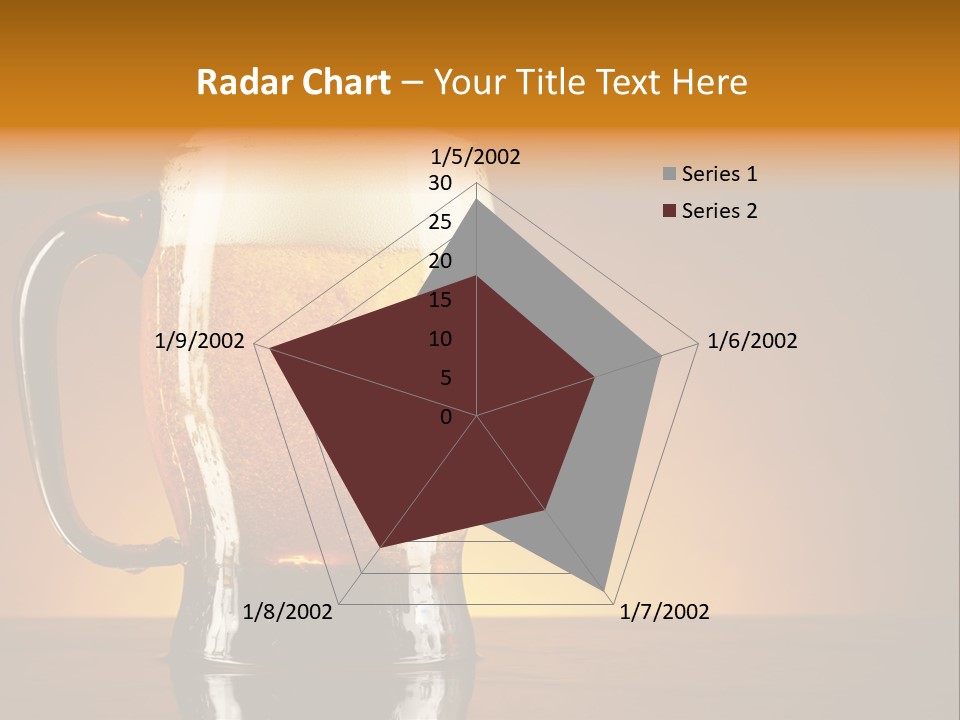 Liquid Lager Drink PowerPoint Template