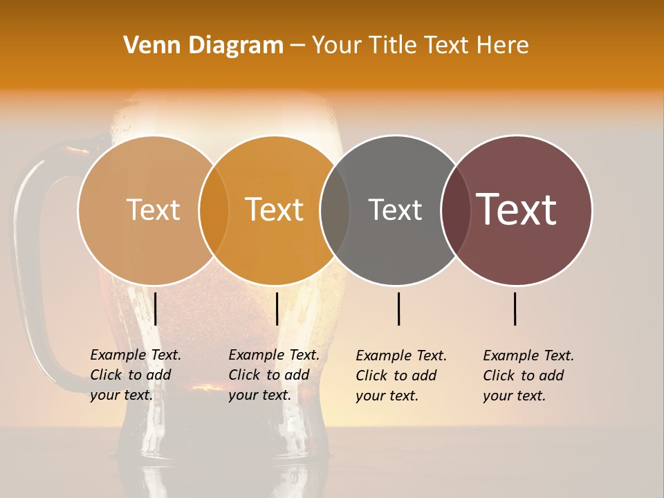 Liquid Lager Drink PowerPoint Template