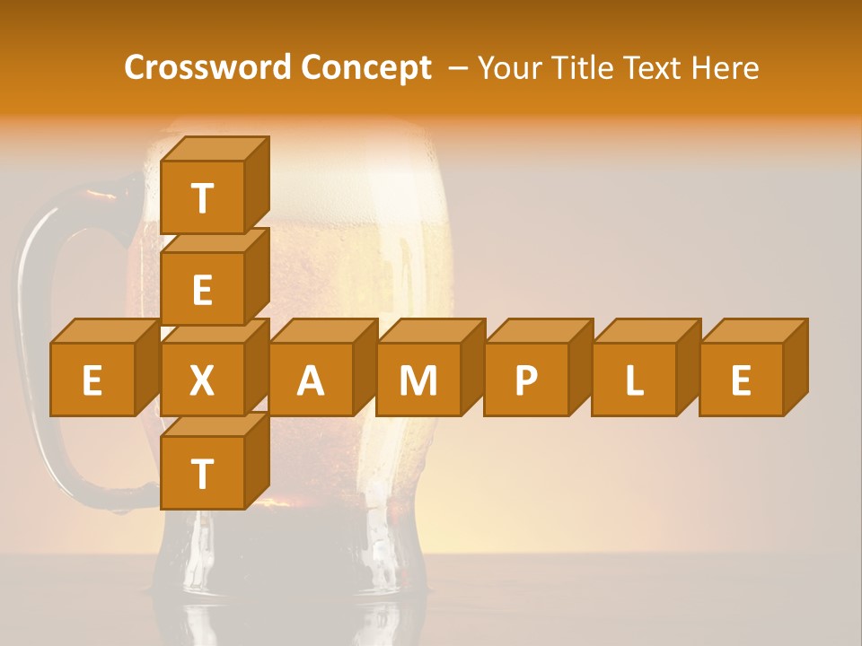 Liquid Lager Drink PowerPoint Template