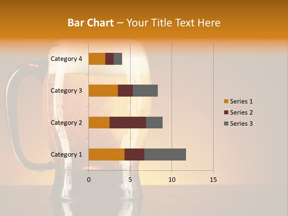Liquid Lager Drink PowerPoint Template