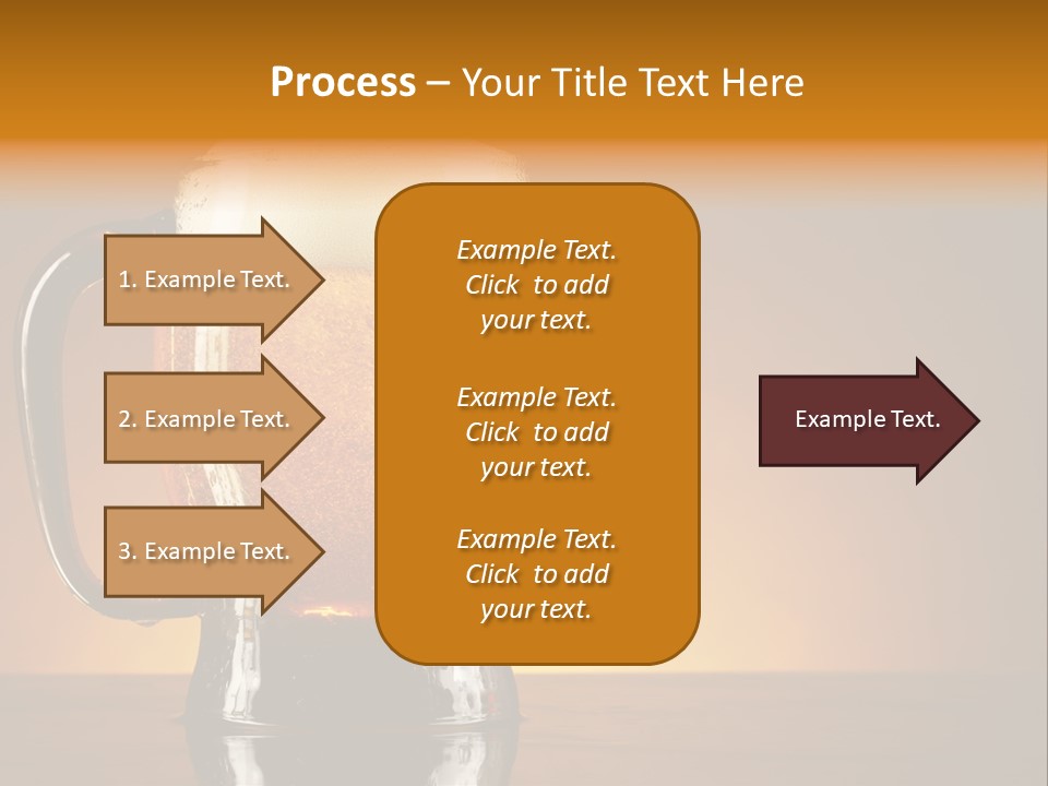 Liquid Lager Drink PowerPoint Template