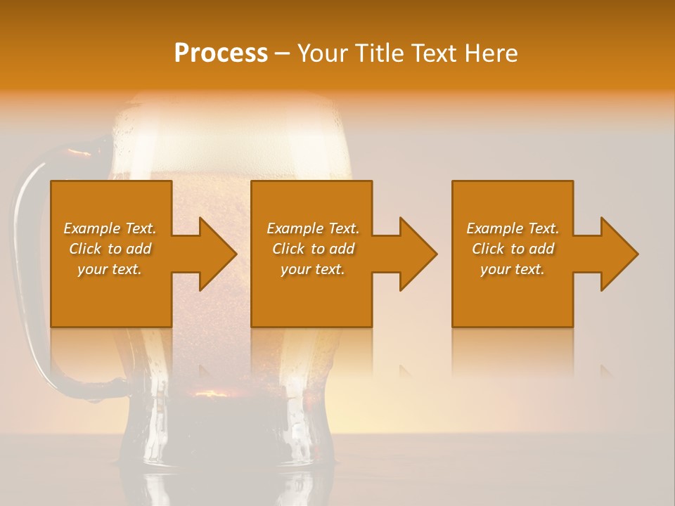 Liquid Lager Drink PowerPoint Template
