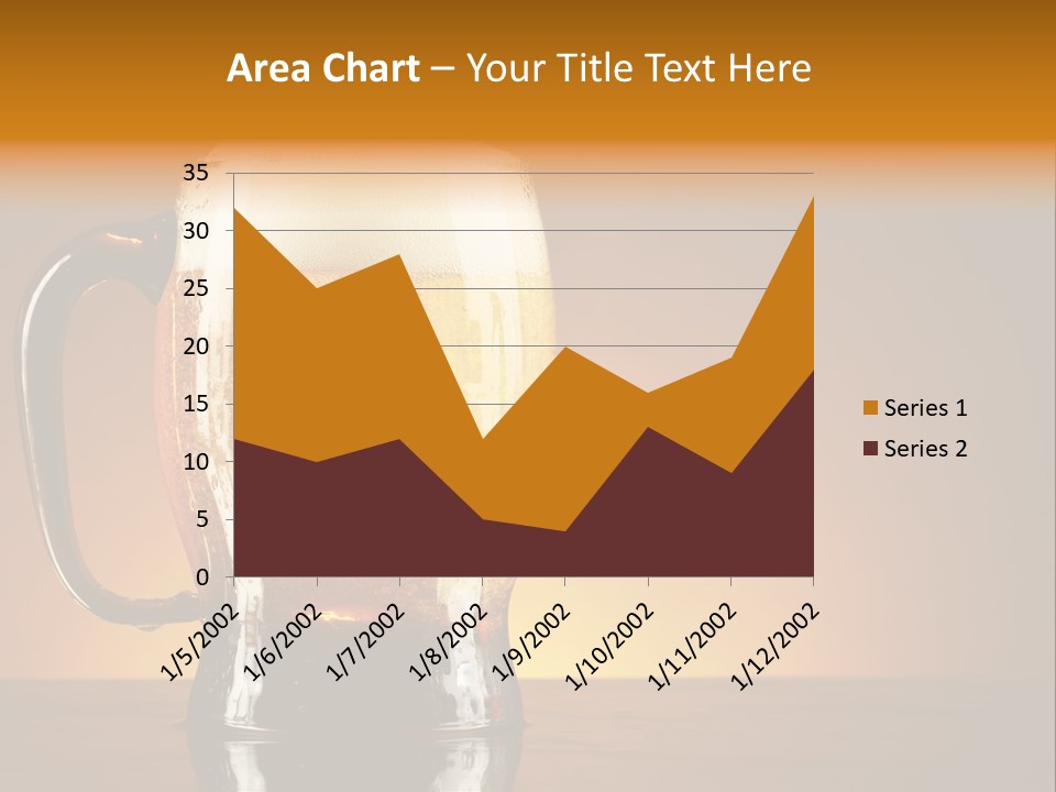 Liquid Lager Drink PowerPoint Template