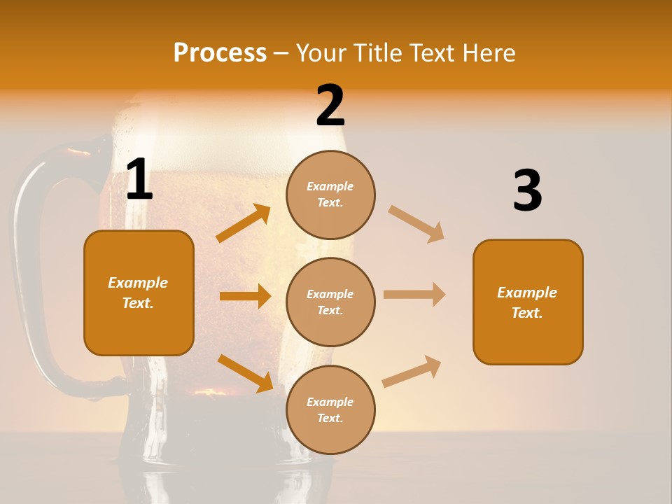 Liquid Lager Drink PowerPoint Template