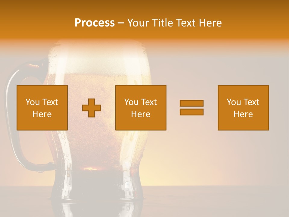Liquid Lager Drink PowerPoint Template