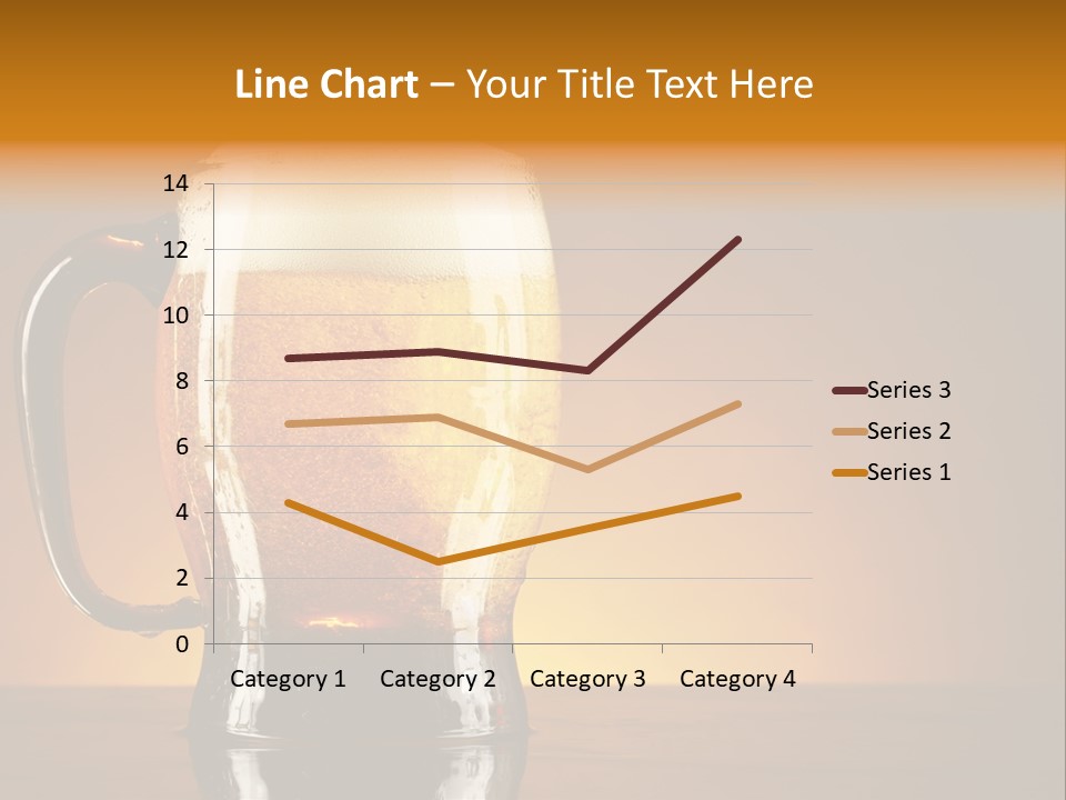 Liquid Lager Drink PowerPoint Template
