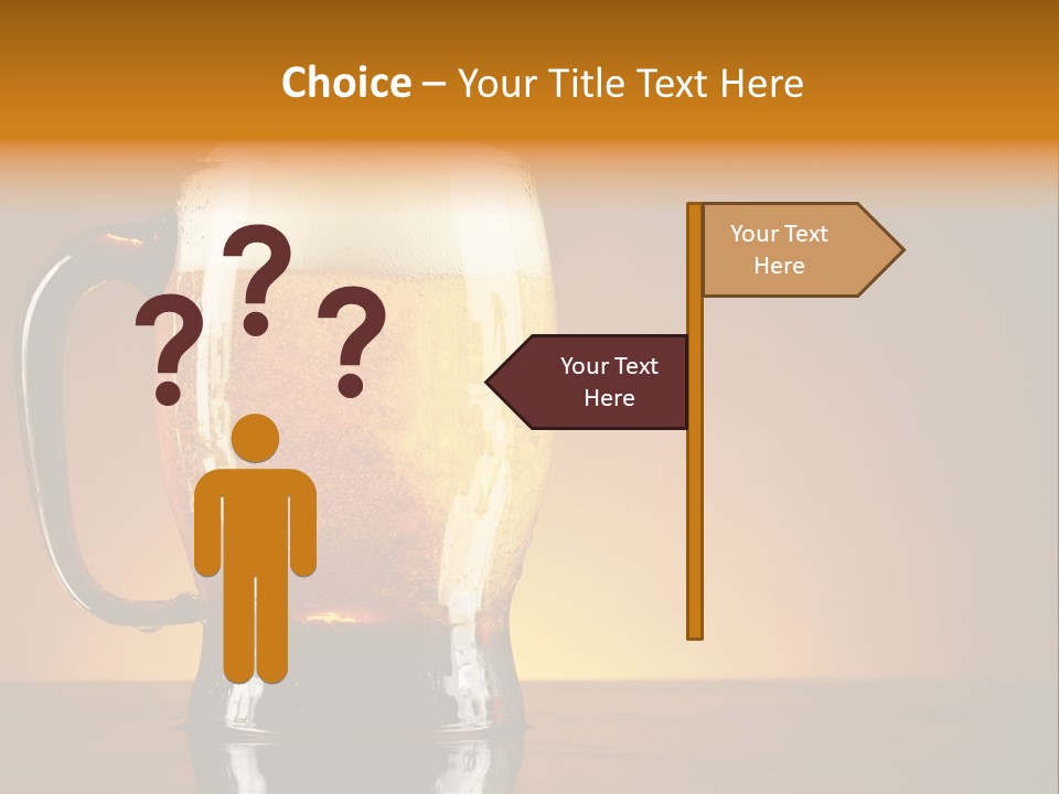 Liquid Lager Drink PowerPoint Template