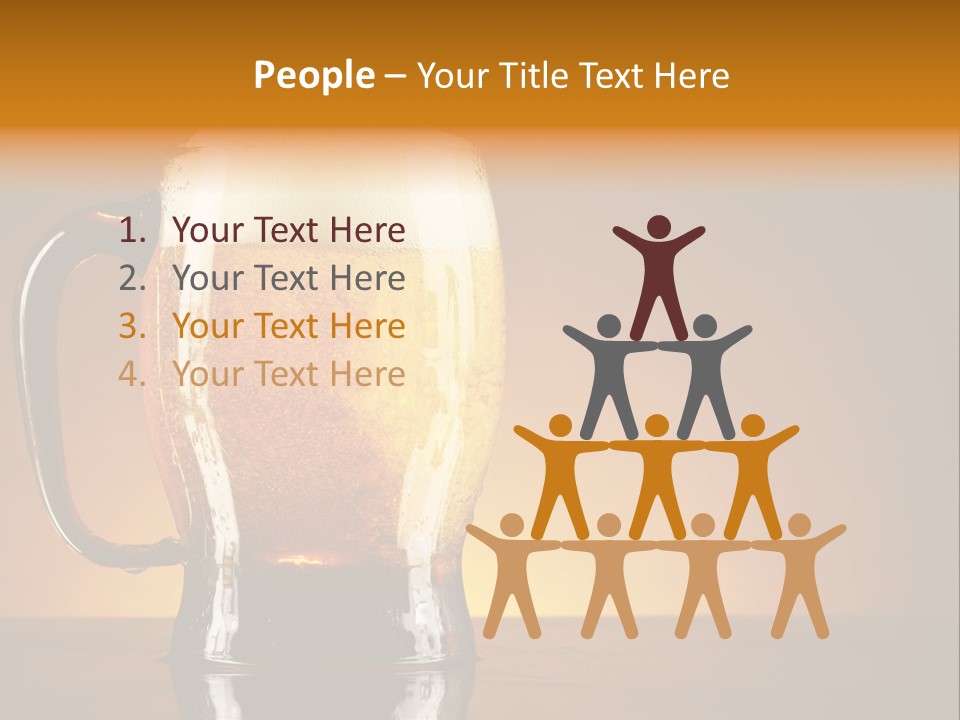 Liquid Lager Drink PowerPoint Template