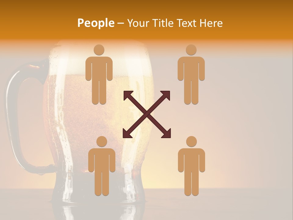 Liquid Lager Drink PowerPoint Template