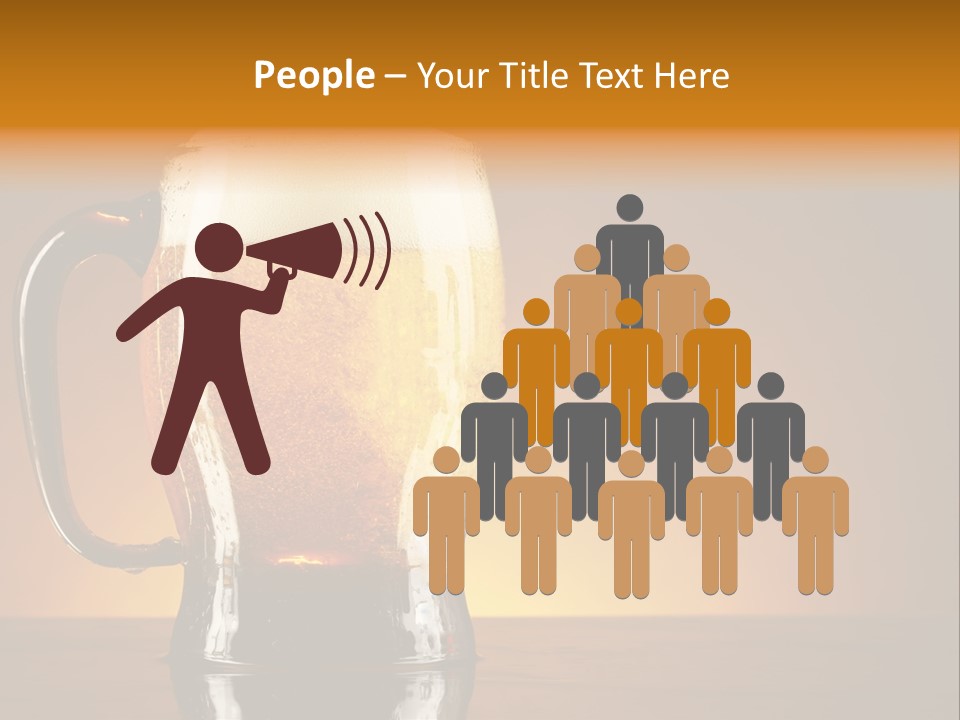 Liquid Lager Drink PowerPoint Template