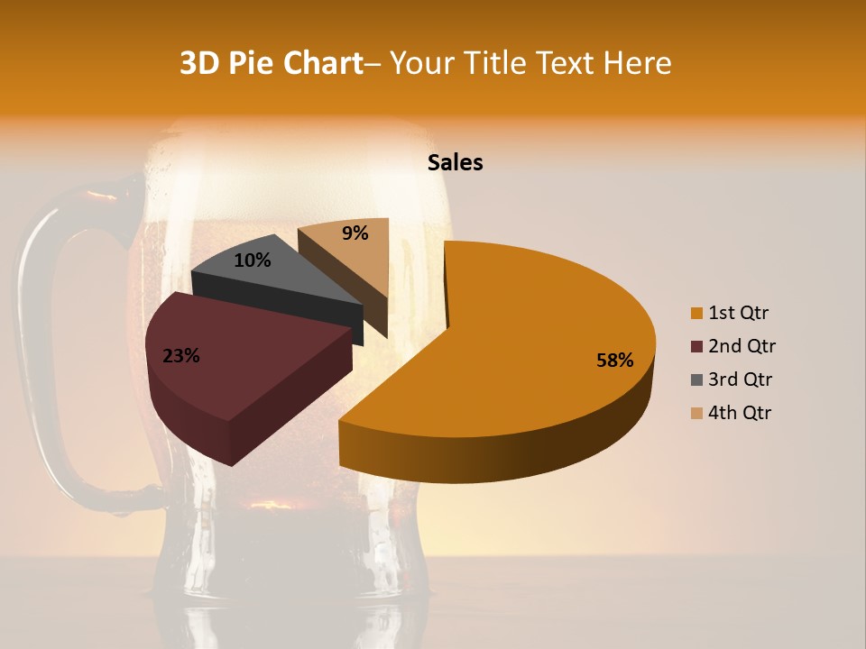 Liquid Lager Drink PowerPoint Template