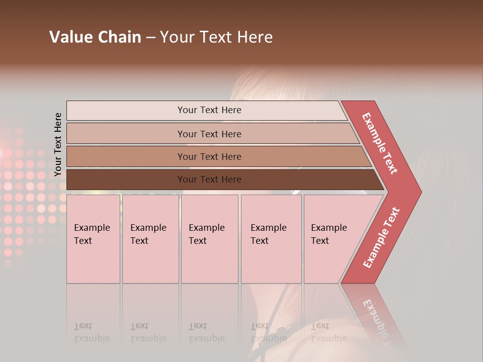 Face Blond Celebrate PowerPoint Template