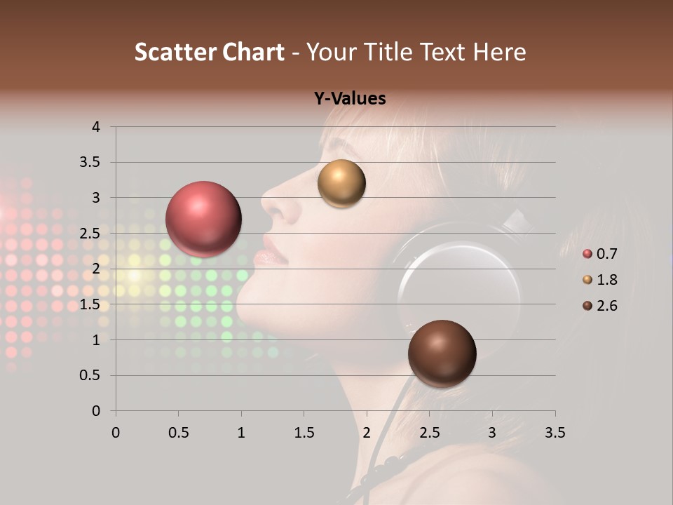 Face Blond Celebrate PowerPoint Template