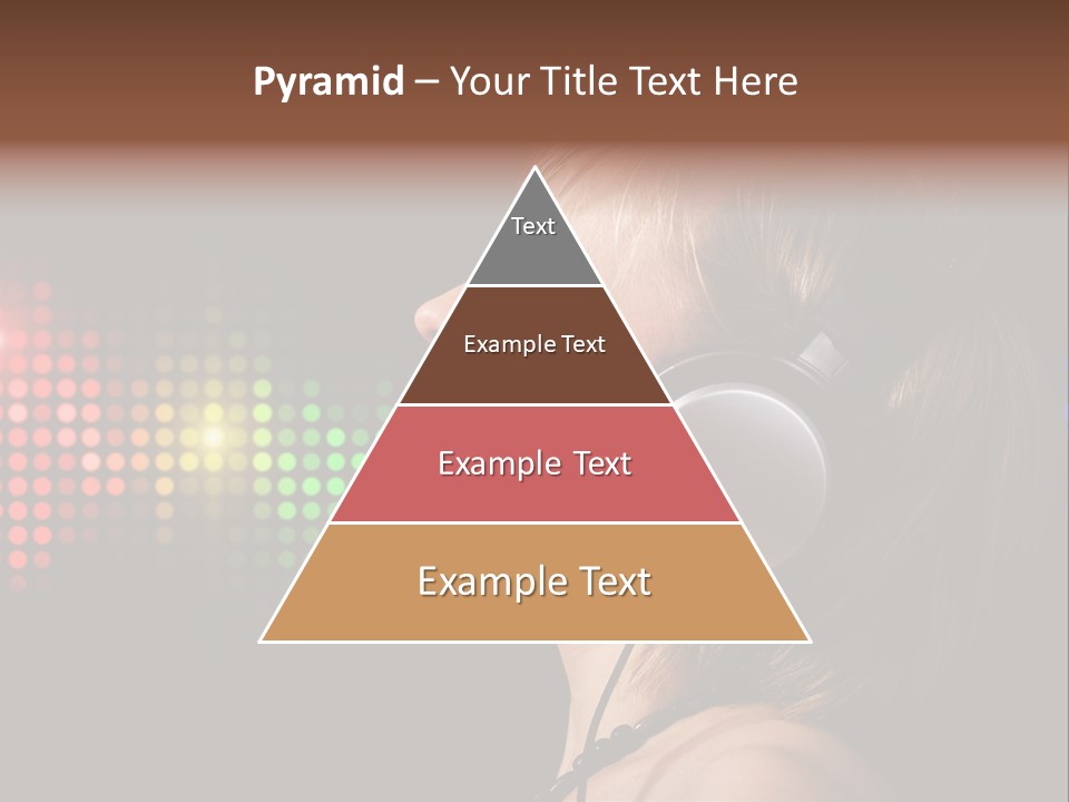 Face Blond Celebrate PowerPoint Template