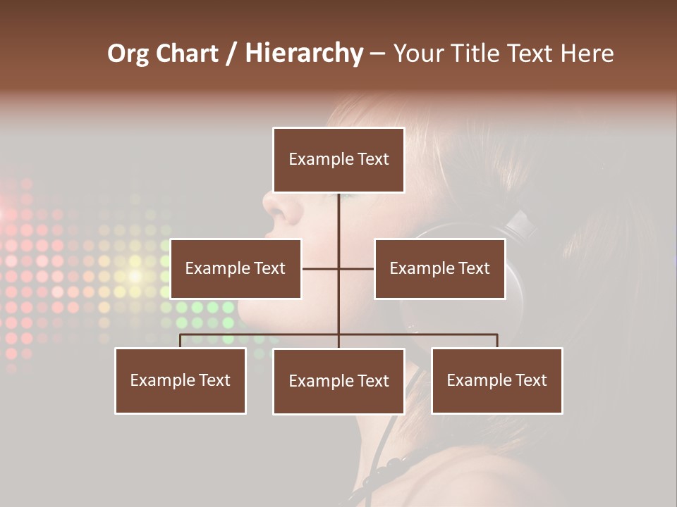 Face Blond Celebrate PowerPoint Template