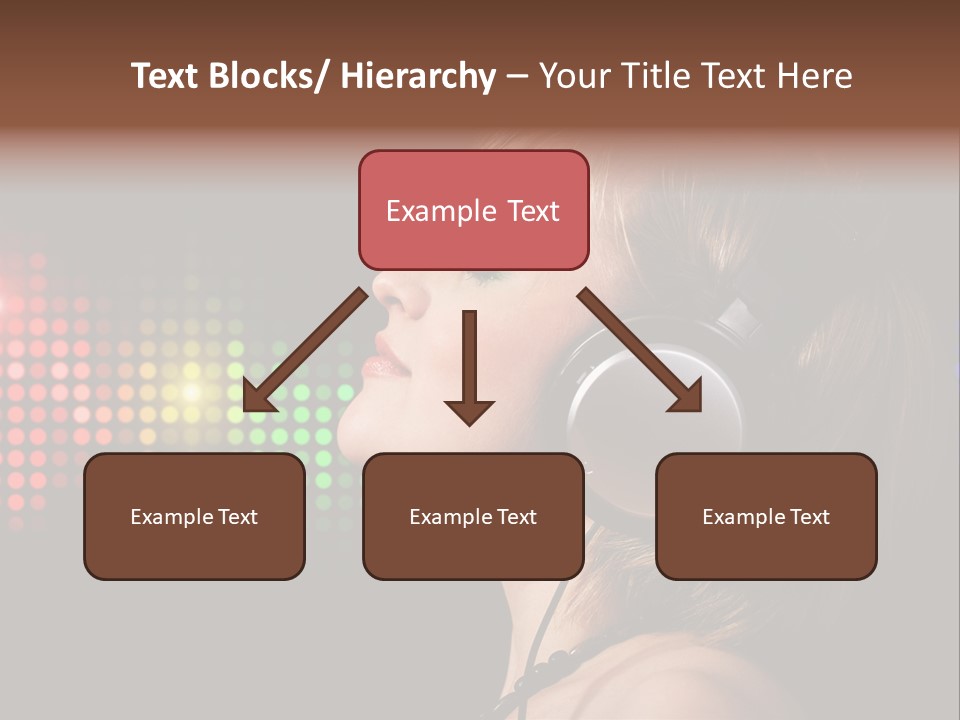 Face Blond Celebrate PowerPoint Template