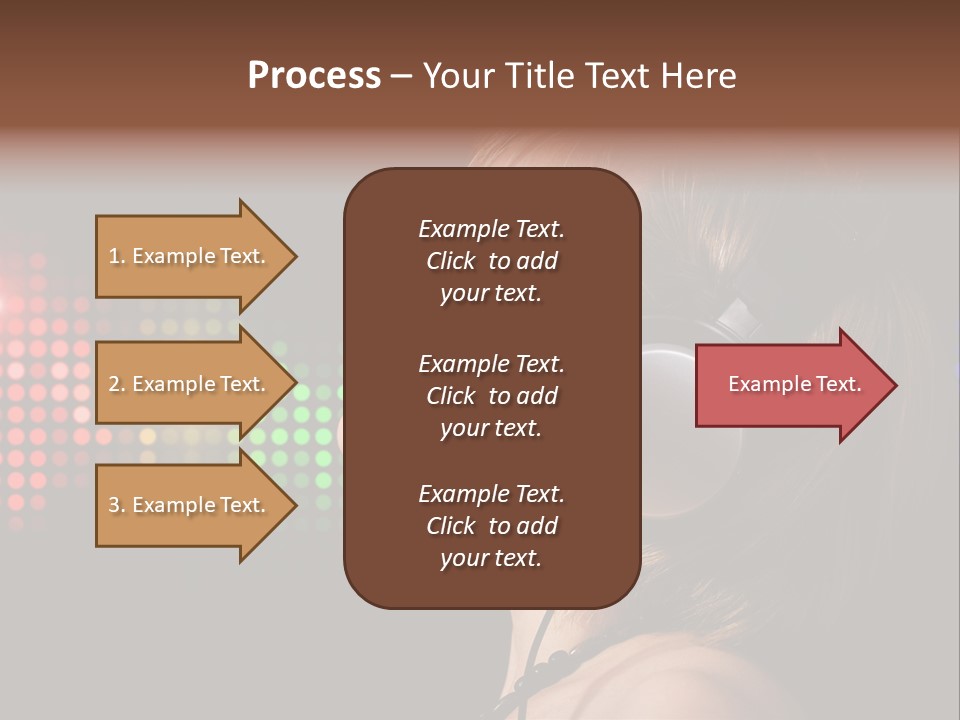Face Blond Celebrate PowerPoint Template