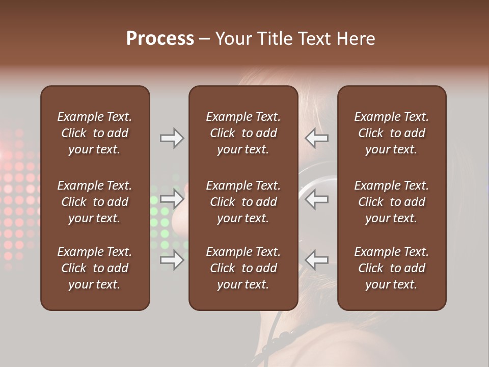 Face Blond Celebrate PowerPoint Template