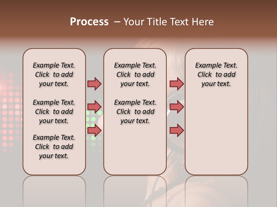 Face Blond Celebrate PowerPoint Template