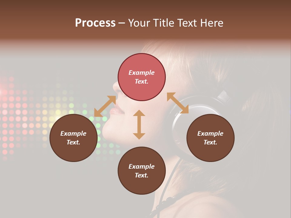 Face Blond Celebrate PowerPoint Template