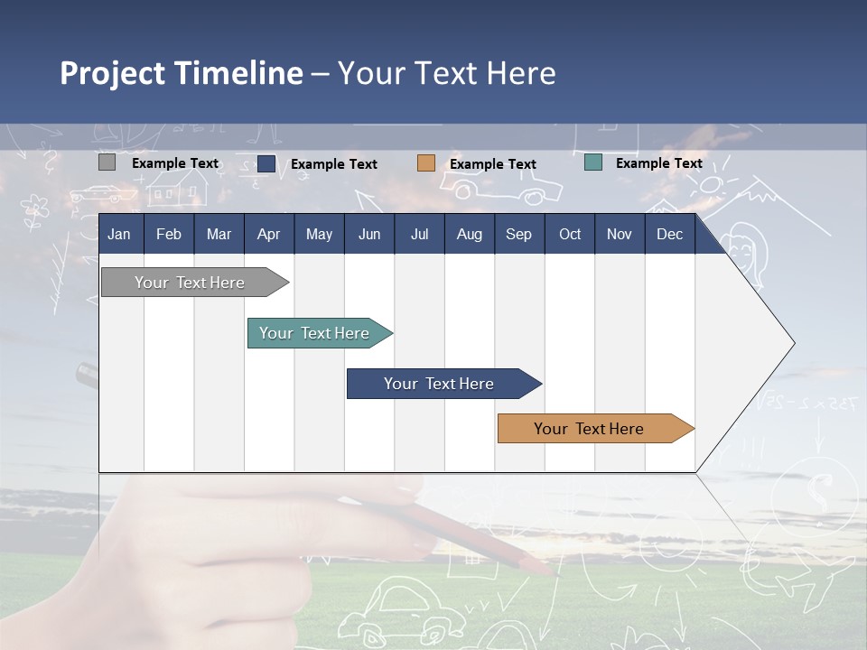 Red Preserved Patisson PowerPoint Template