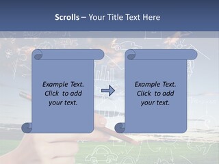 Red Preserved Patisson PowerPoint Template
