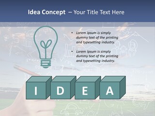 Red Preserved Patisson PowerPoint Template