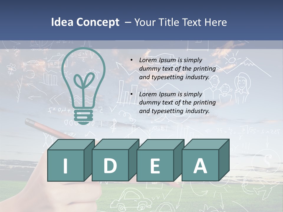 Red Preserved Patisson PowerPoint Template