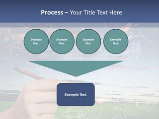 Red Preserved Patisson PowerPoint Template