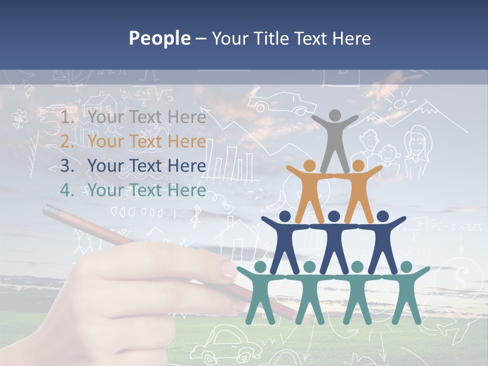 Red Preserved Patisson PowerPoint Template