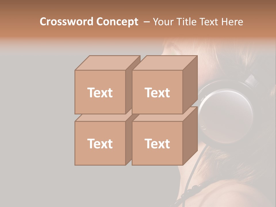 Head Lifestyle Fortune PowerPoint Template