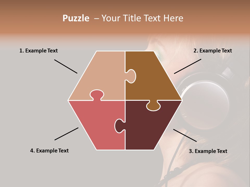 Head Lifestyle Fortune PowerPoint Template