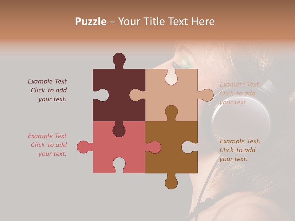 Head Lifestyle Fortune PowerPoint Template