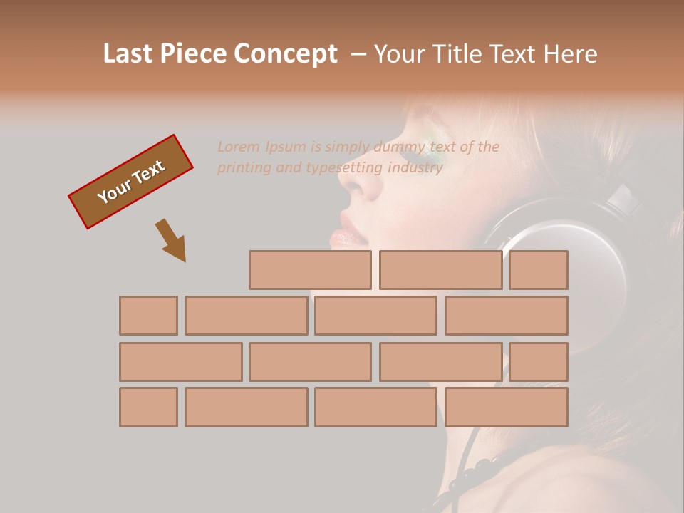 Head Lifestyle Fortune PowerPoint Template
