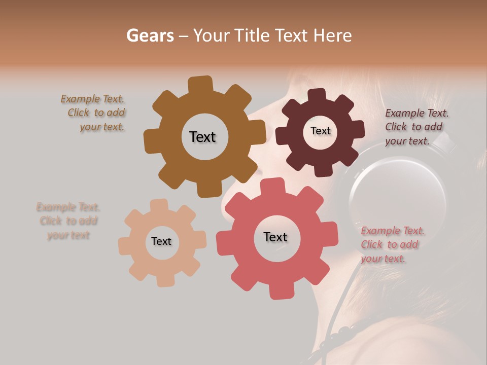 Head Lifestyle Fortune PowerPoint Template