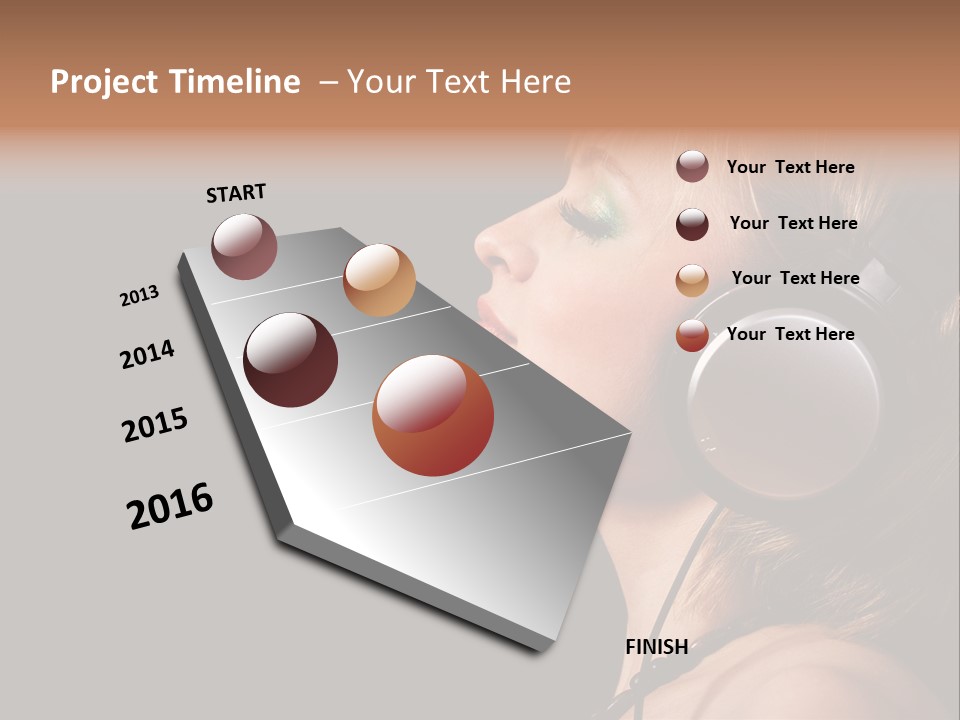 Head Lifestyle Fortune PowerPoint Template