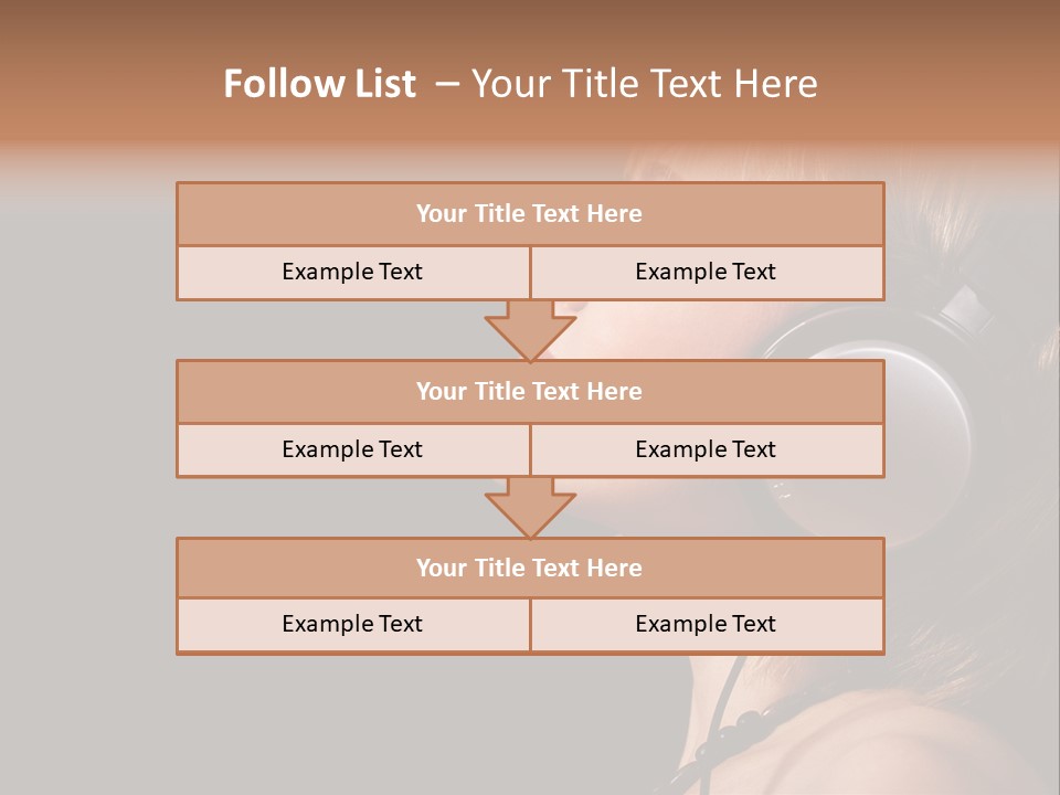 Head Lifestyle Fortune PowerPoint Template