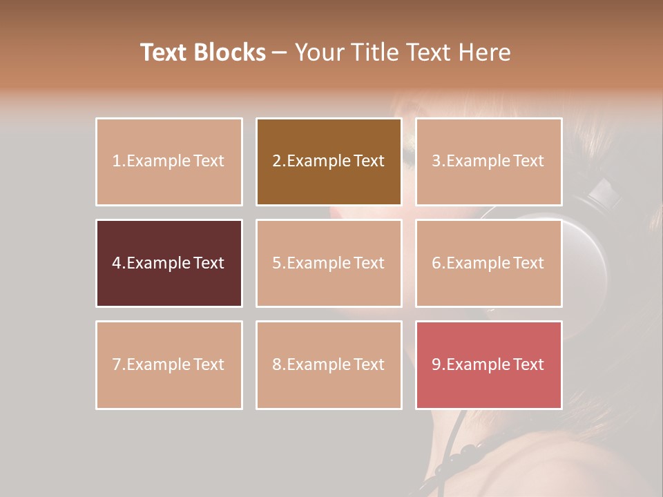 Head Lifestyle Fortune PowerPoint Template