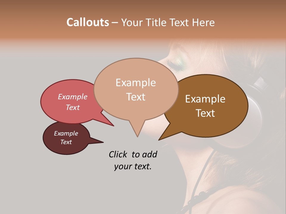 Head Lifestyle Fortune PowerPoint Template