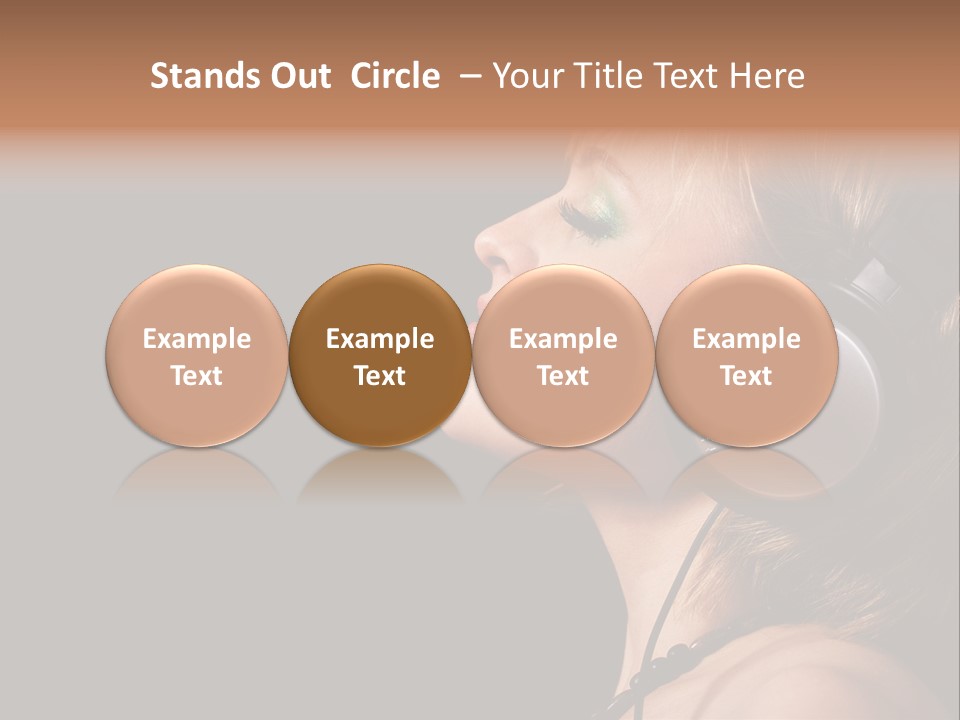 Head Lifestyle Fortune PowerPoint Template