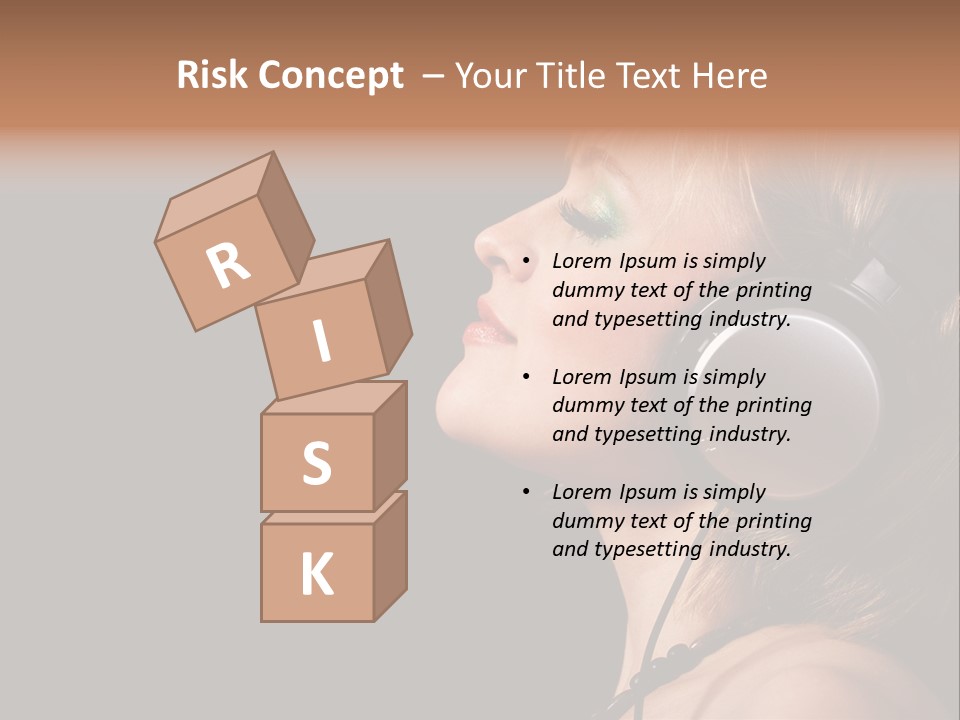 Head Lifestyle Fortune PowerPoint Template