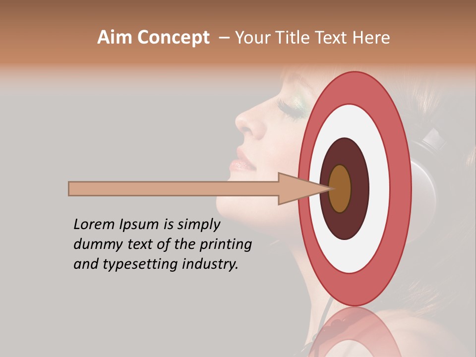 Head Lifestyle Fortune PowerPoint Template