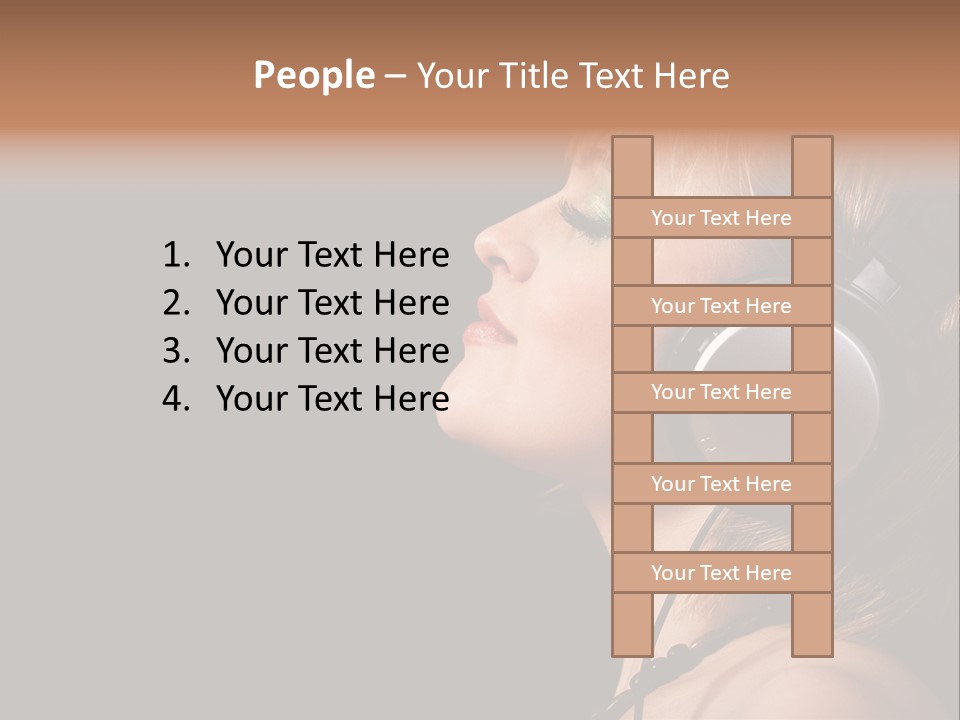 Head Lifestyle Fortune PowerPoint Template