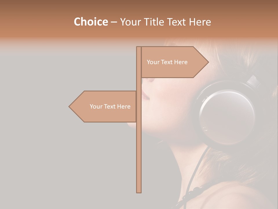 Head Lifestyle Fortune PowerPoint Template