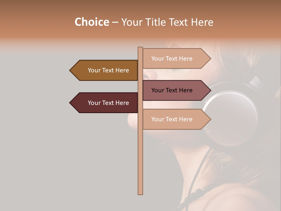 Head Lifestyle Fortune PowerPoint Template