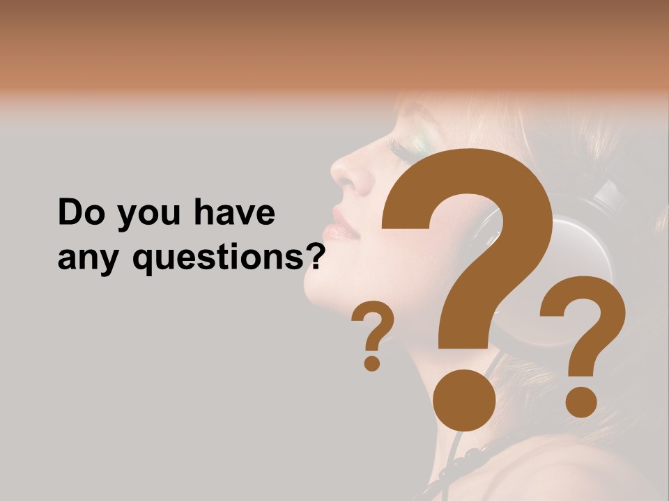 Head Lifestyle Fortune PowerPoint Template